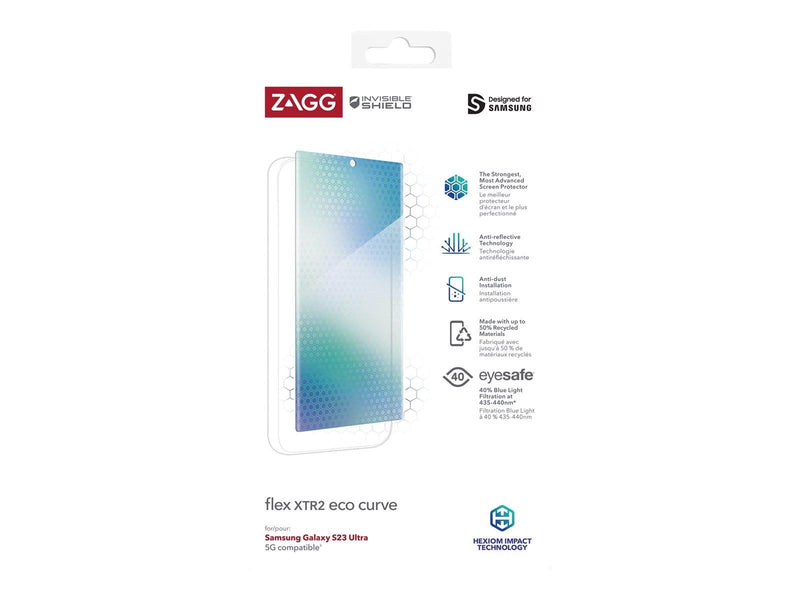 ZAGG InvisibleShield Flex XTR2 ECO Curve for Samsung Galaxy S23 Ultra