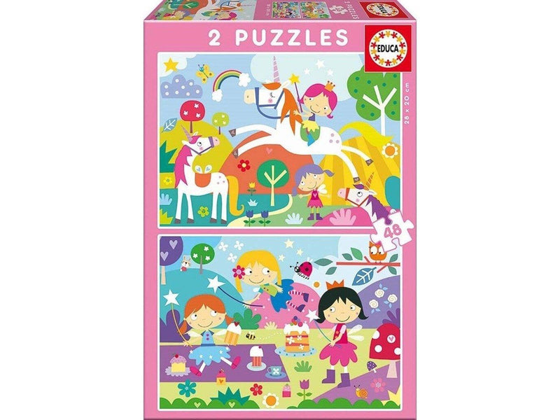 Educa 2X48 Unicorns/Fantasy