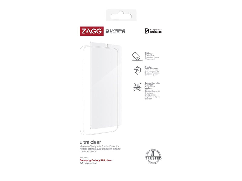 ZAGG InvisibleShield Ultra Clear for Samsung Galaxy S23 Ultra