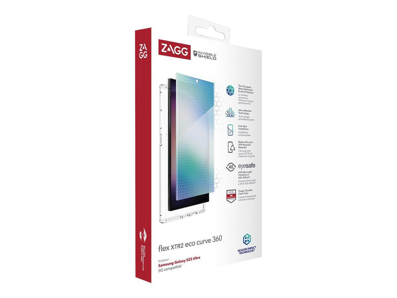 ZAGG InvisibleShield Flex XTR2 ECO Curve 360 for Samsung Galaxy S23 Ultra