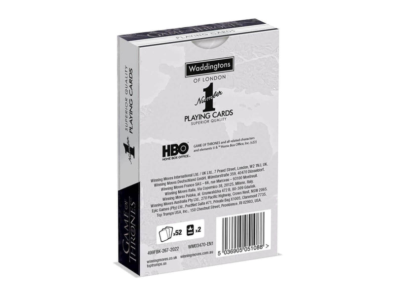 Winning Moves Game of Thrones - Playing Cards (EN)