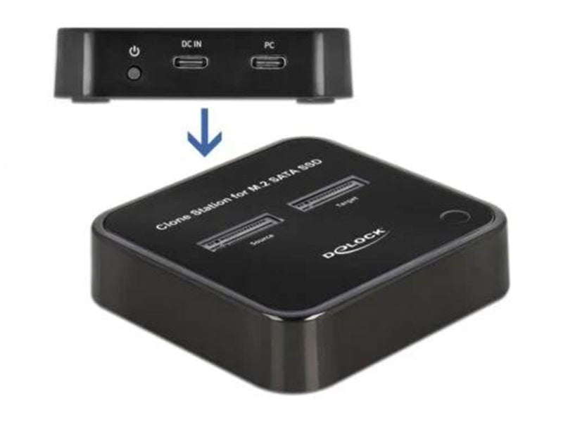 DeLOCK - SSD docking station - M.2 Card - USB-C 3.2 (Gen 2)