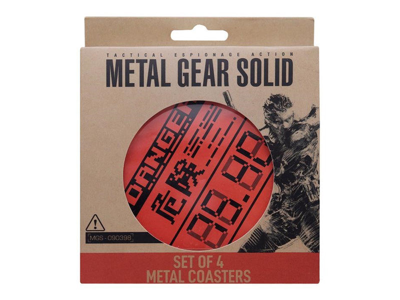 FaNaTtik - Metal Gear Solid Set of 4 Limited Edition Metal Coasters - Untersetzer
