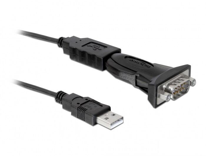 DeLOCK Adapter USB 2.0 Typ-A zu Seriell 0,8m