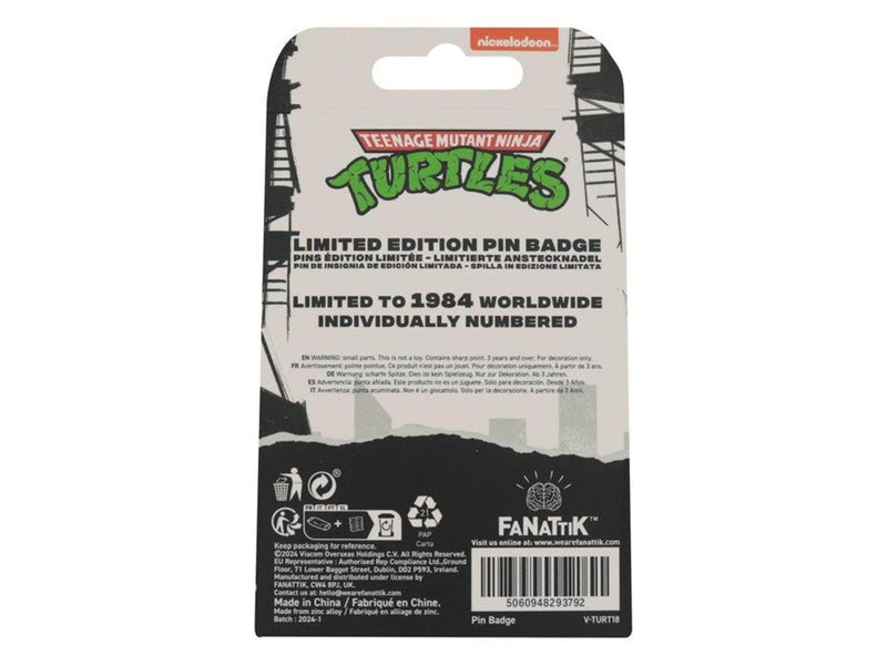FaNaTtik - Teenage Mutant Ninja Turtles Limited Edition 40th Anniversary Pin Badge - Pin / Button
