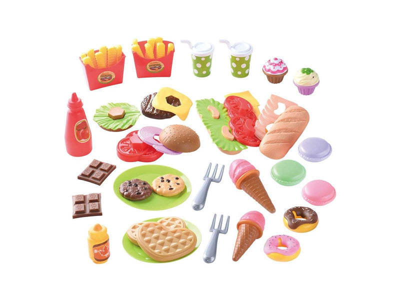 PLAY Toys Food Lunch and Snacks Playset 60pcs.