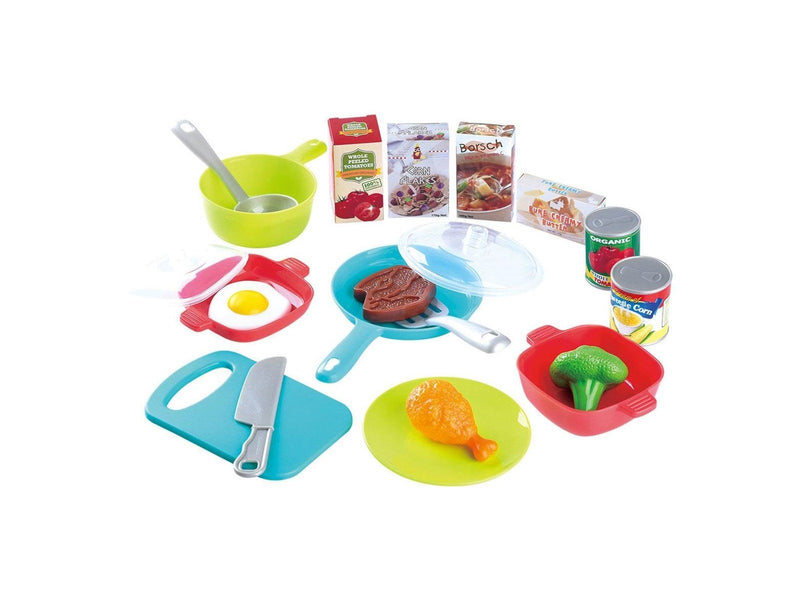 PLAY Kitchen Accessories and Play Food Set 21pcs.