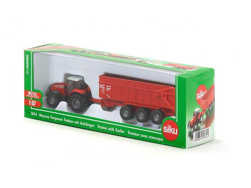 SIKU Farmer - Massey Ferguson Tractor With Trailer
