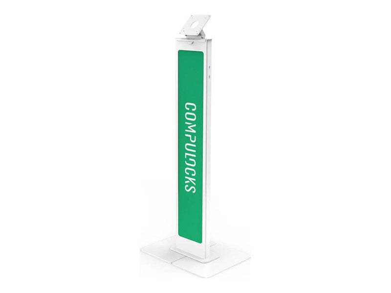 Compulocks BrandMe stand - for LCD display - brandable with large base plate - white