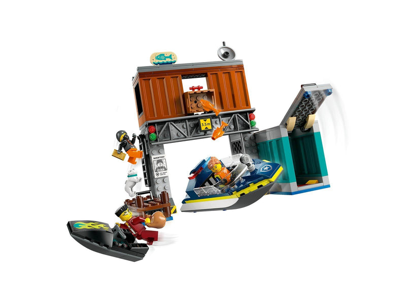 LEGO City 60417 Polizeischnellboot und Ganovenversteck