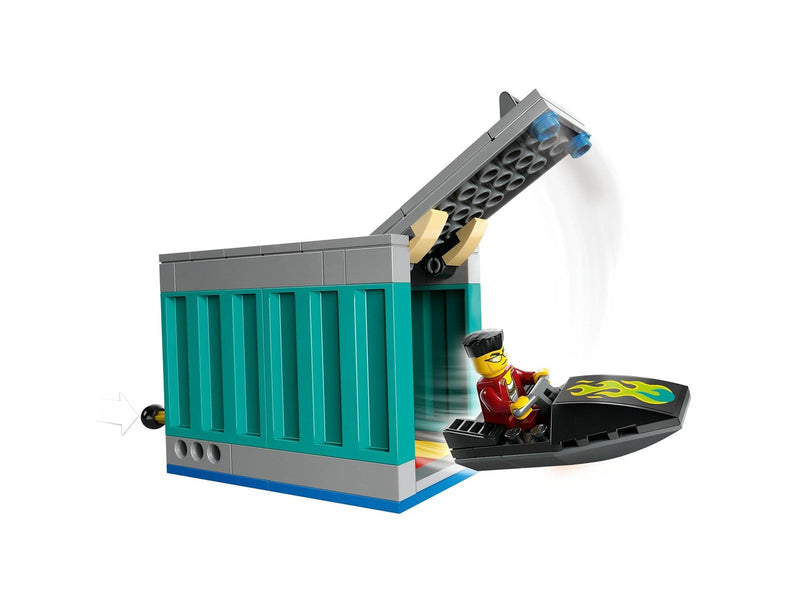 LEGO City 60417 Polizeischnellboot und Ganovenversteck