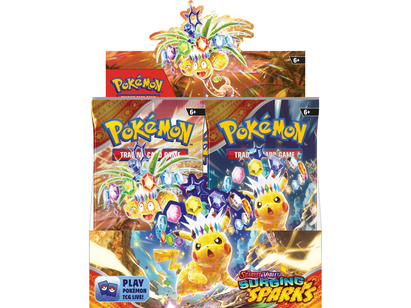 Pokemon TCG Booster Display Box (36 packs) - Scarlet & Violet Surging Sparks