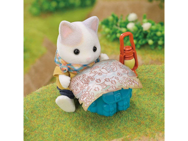 Sylvanian Families Exciting Exploration Set -Latte Cat Brother & Baby