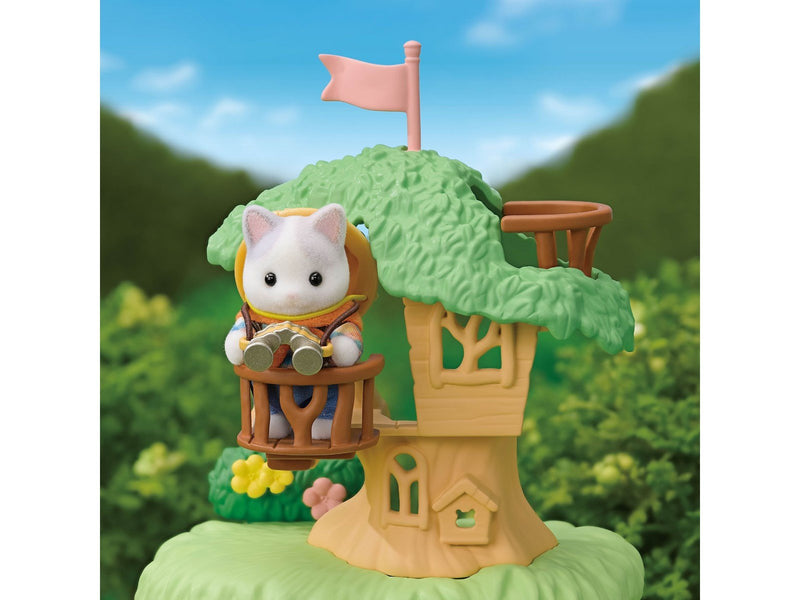 Sylvanian Families Exciting Exploration Set -Latte Cat Brother & Baby