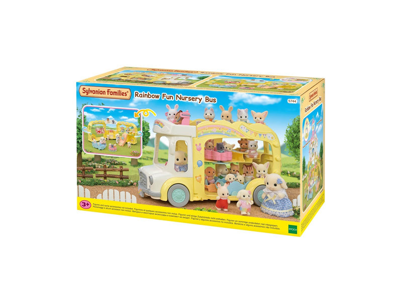 Sylvanian Families Rainbow Fun Nursery Bus