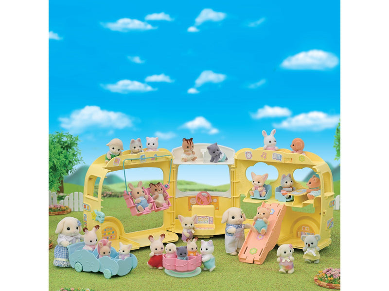 Sylvanian Families Rainbow Fun Nursery Bus