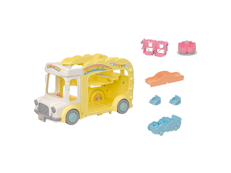 Sylvanian Families Rainbow Fun Nursery Bus