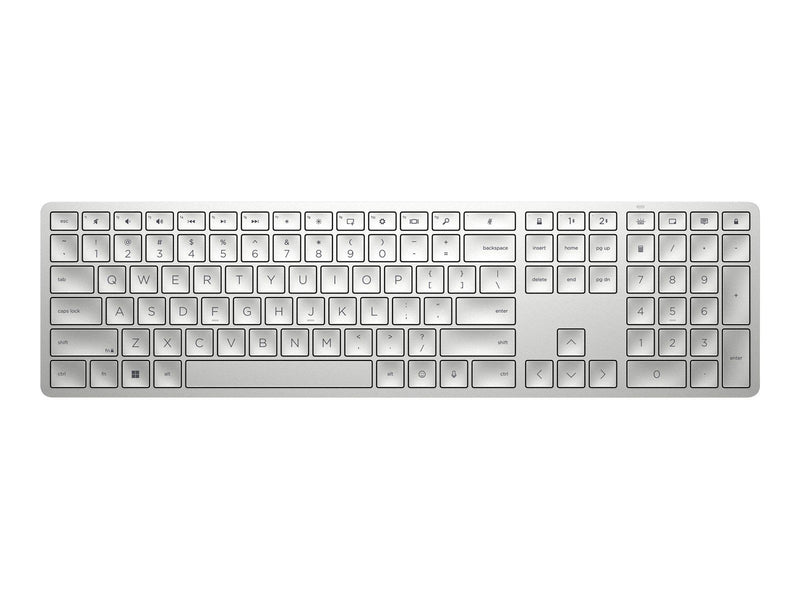 HP 970 Programmable - Tastaturen - Dänisch - Silber