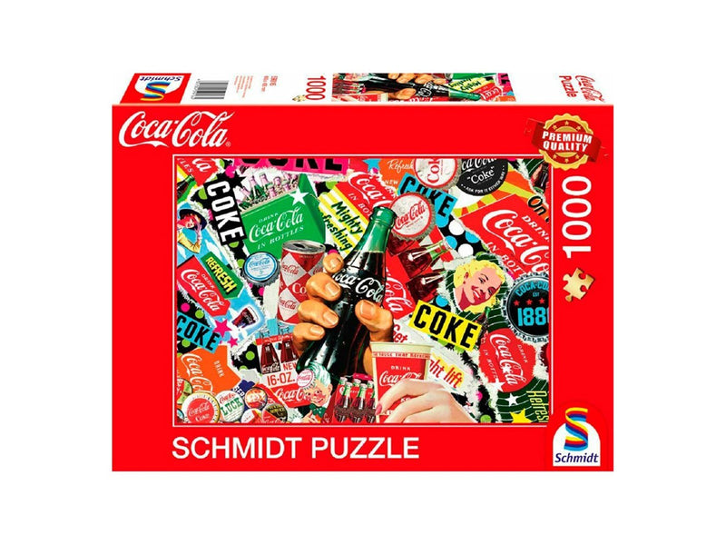 Schmidt Puzzle - Coca Cola is it! (1000 pieces) Boden
