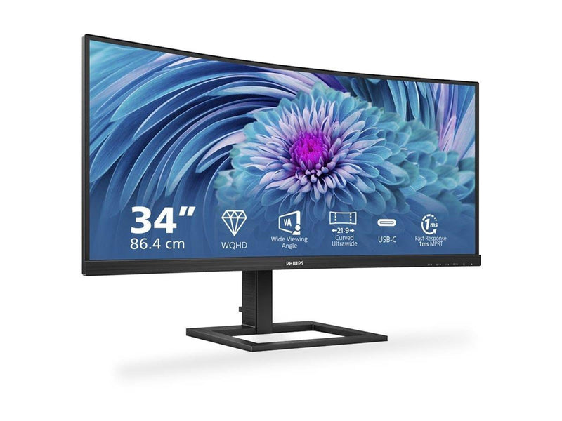 34" Philips E-line 346E2CUAE - 3440x1440 - 100Hz - VA - 65W USB