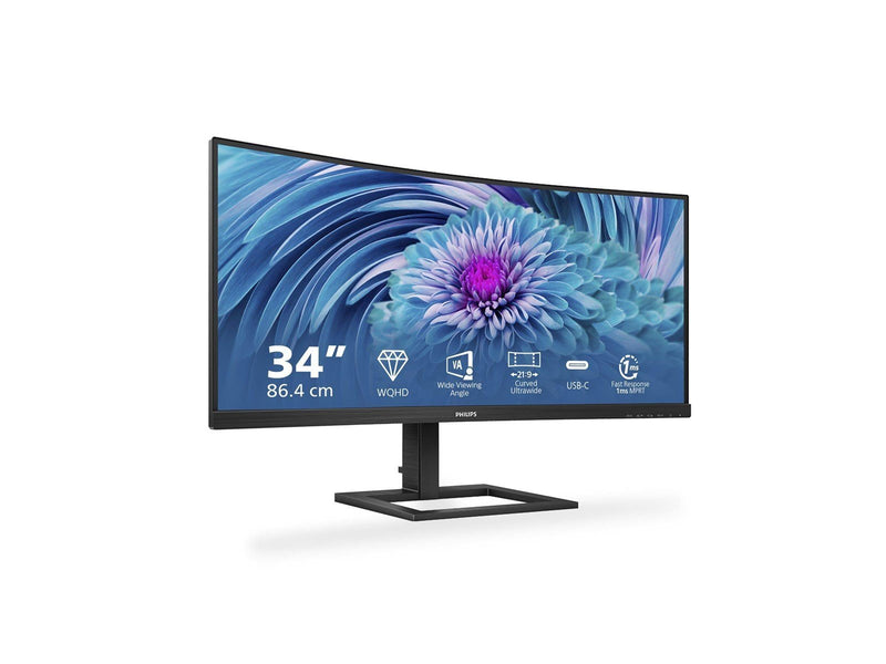 34" Philips E-line 346E2CUAE - 3440x1440 - 100Hz - VA - 65W USB
