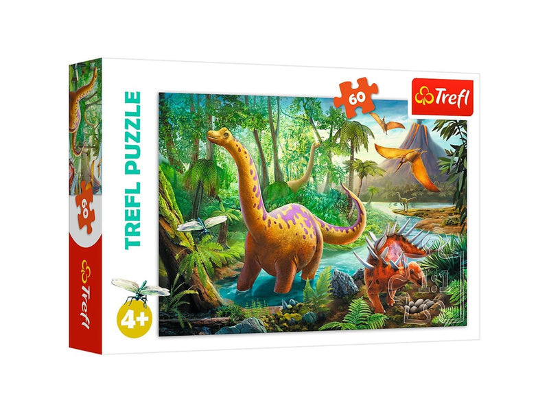 Trefl Puzzle - Dinosaur Migration (60 pieces) Boden