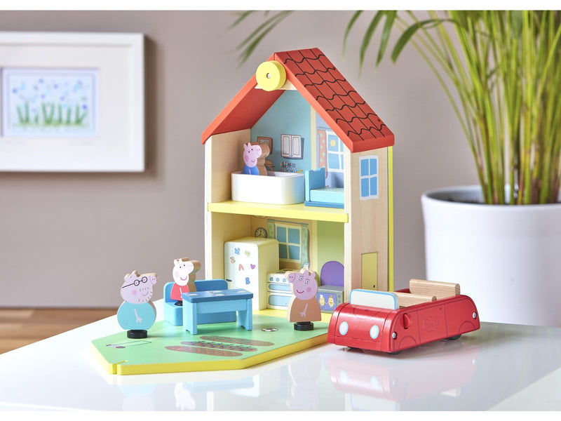 Peppa Pig Wooden Dollhouse with Accessories