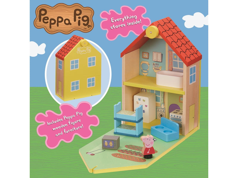 Peppa Pig Wooden Dollhouse with Accessories