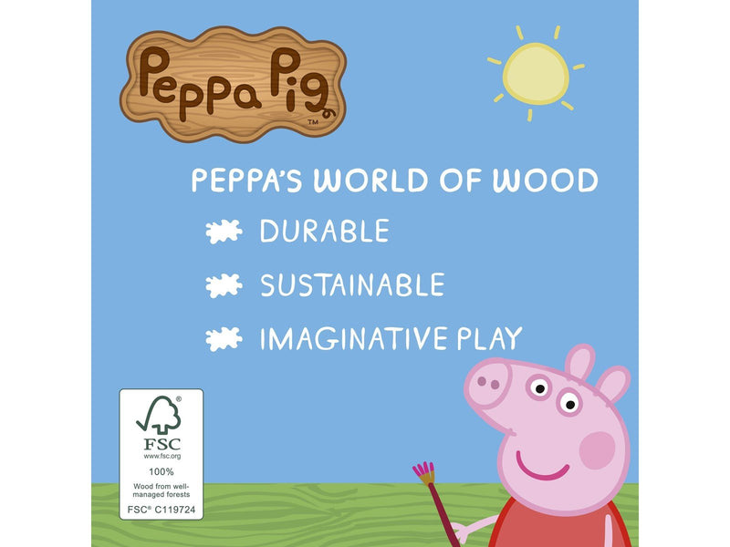 Peppa Pig Wooden Dollhouse with Accessories