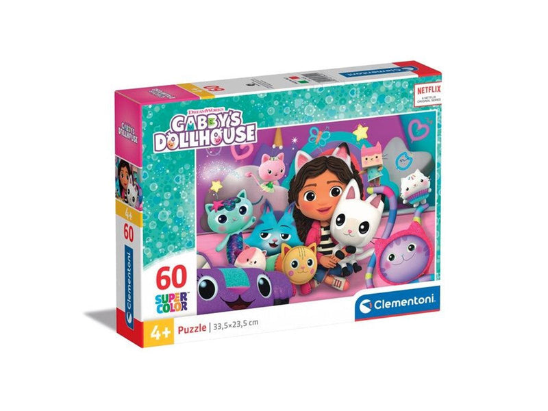 Clementoni Gabby's Dollhouse Super Colour Jigsaw Puzzle (60)