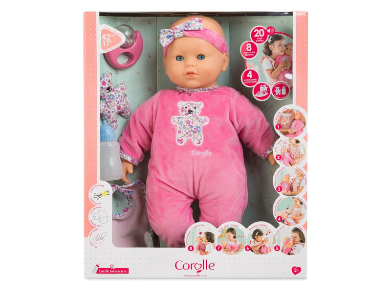 Corolle Mon Grand Poupon Interactive Baby Doll Lucille 42cm