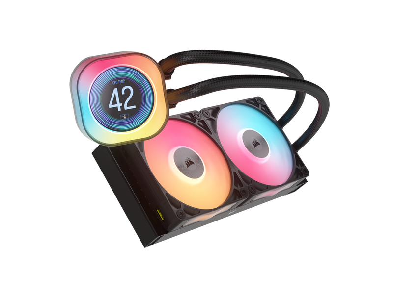 Corsair iCUE LINK TITAN 240 RX LCD - CPU-Wasserkühlung - Max 36 dBA