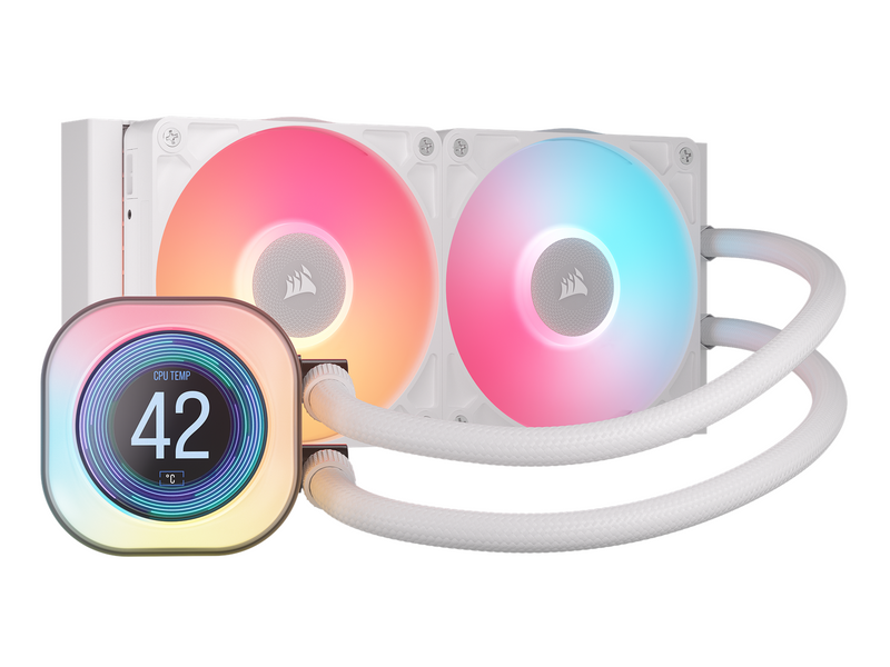 Corsair iCUE LINK TITAN 240 RX LCD White - CPU-Wasserkühlung - Max 36 dBA