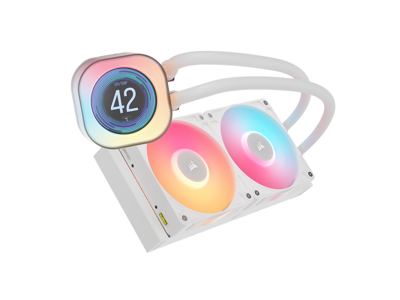 Corsair iCUE LINK TITAN 240 RX LCD White - CPU-Wasserkühlung - Max 36 dBA