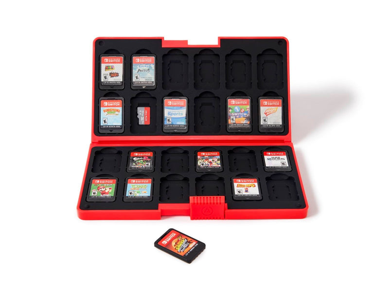 PowerA Game-Card-Aufbewahrungsbox XL für Nintendo Switch - Helden versus Schurken