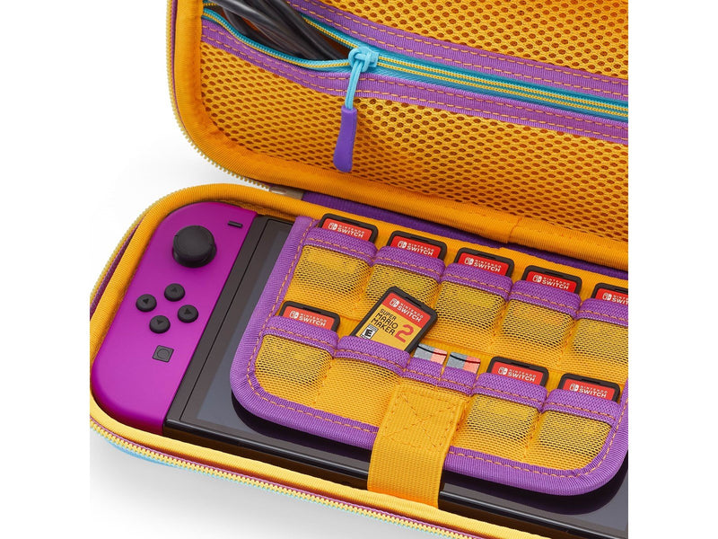 PowerA Schutzhülle für Nintendo Switch (OLED-Modell), Nintendo Switch und Nintendo Switch Lite - Farbspritzer-Helden
