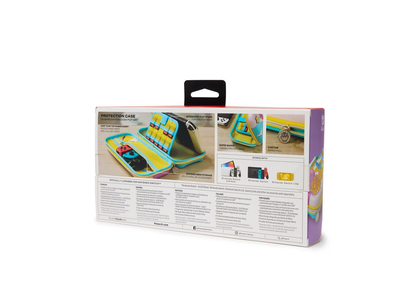 PowerA Protection Case for Nintendo Switch - OLED Model, Nintendo Switch and Nintendo Switch Lite - Mushroom Kingdom Pop Art