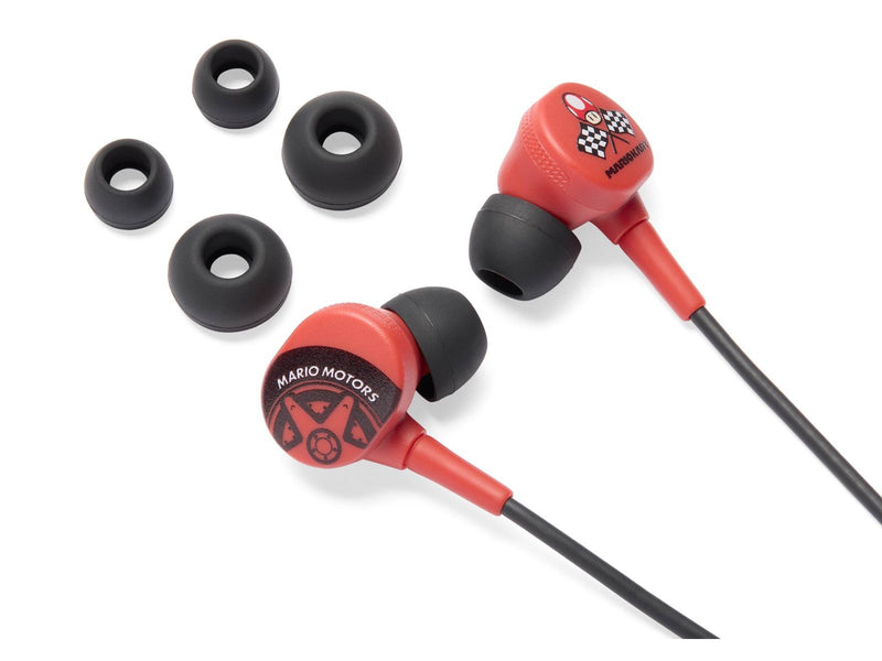 PowerA Wired Earbuds for Nintendo Switch - Mario Kart Motors