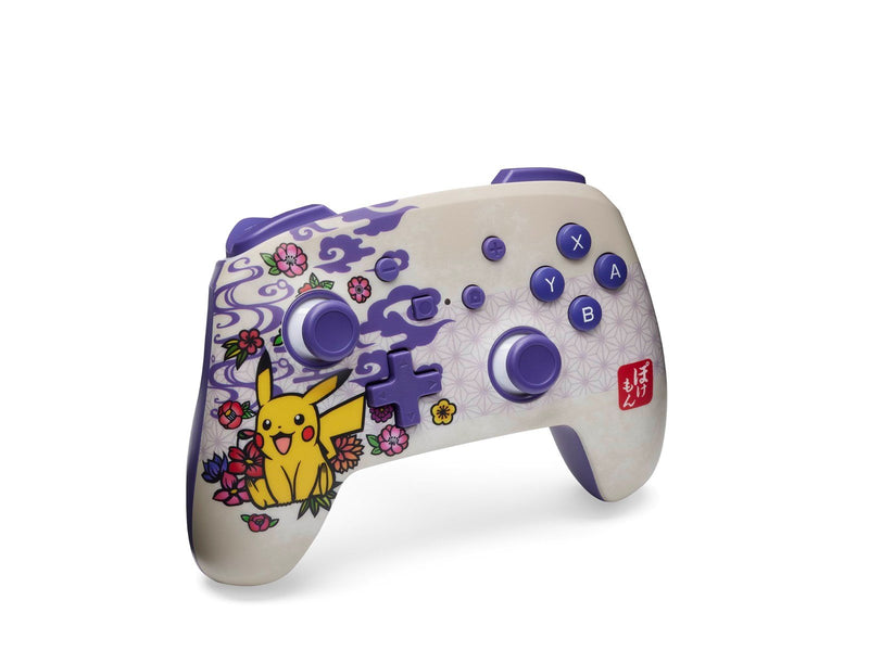 PowerA Verbesserter kabelloser Controller für Nintendo Switch - Pikachu-Blüte
