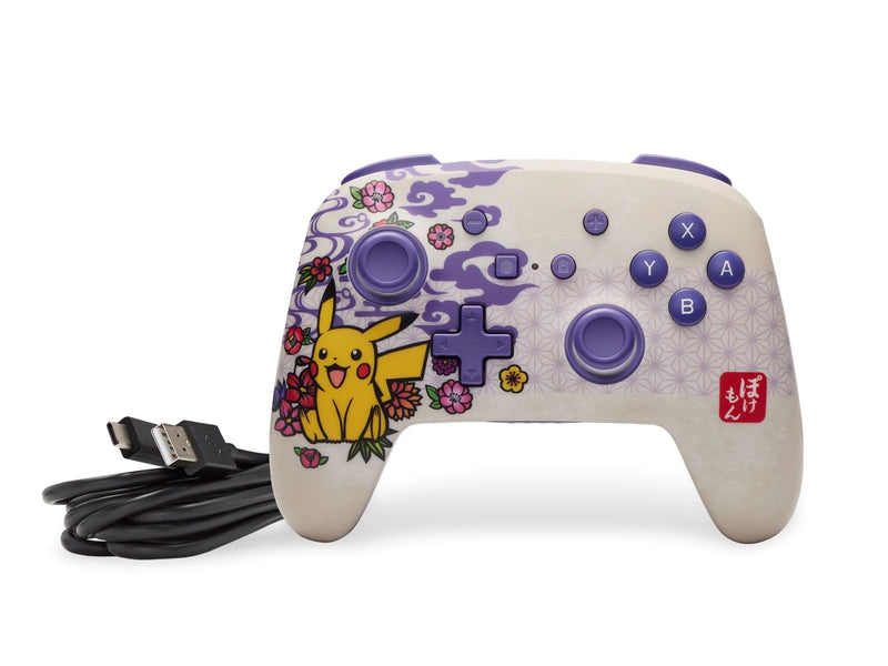 PowerA Verbesserter kabelloser Controller für Nintendo Switch - Pikachu-Blüte