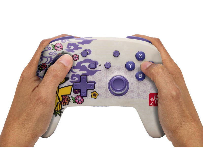 PowerA Verbesserter kabelloser Controller für Nintendo Switch - Pikachu-Blüte