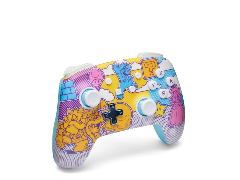 PowerA Enhanced Wireless Controller for Nintendo Switch- Mushroom Kingdom Pop Art