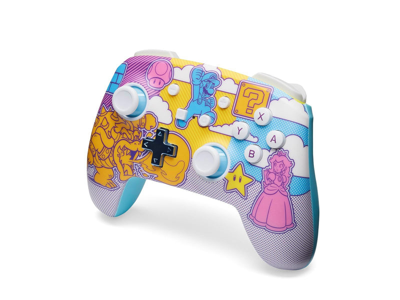 PowerA Enhanced Wireless Controller for Nintendo Switch- Mushroom Kingdom Pop Art