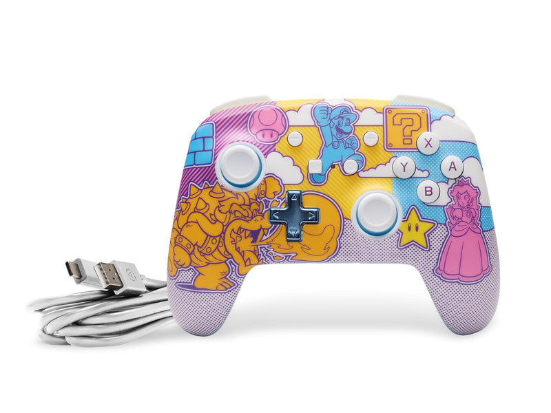PowerA Enhanced Wireless Controller for Nintendo Switch- Mushroom Kingdom Pop Art
