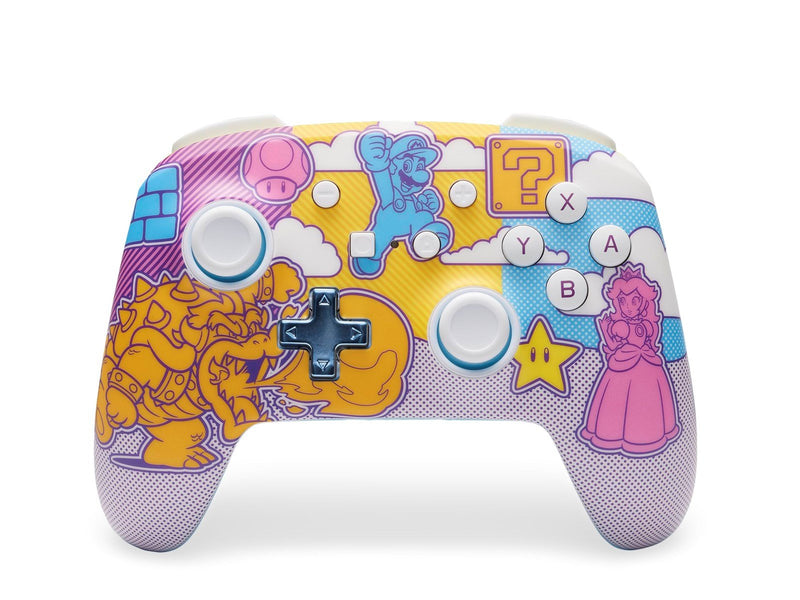 PowerA Enhanced Wireless Controller for Nintendo Switch- Mushroom Kingdom Pop Art