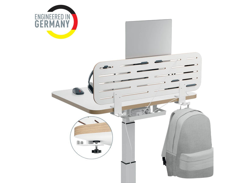 Leitz Ergo Pegboard Schreibtisch-Organizer mit Laptophalter, 80x25 cm