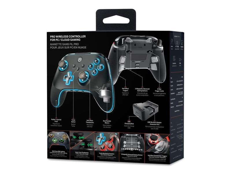 PowerA OPS v3 Pro Wireless Controller for PC and Cloud Gaming with Lumectra