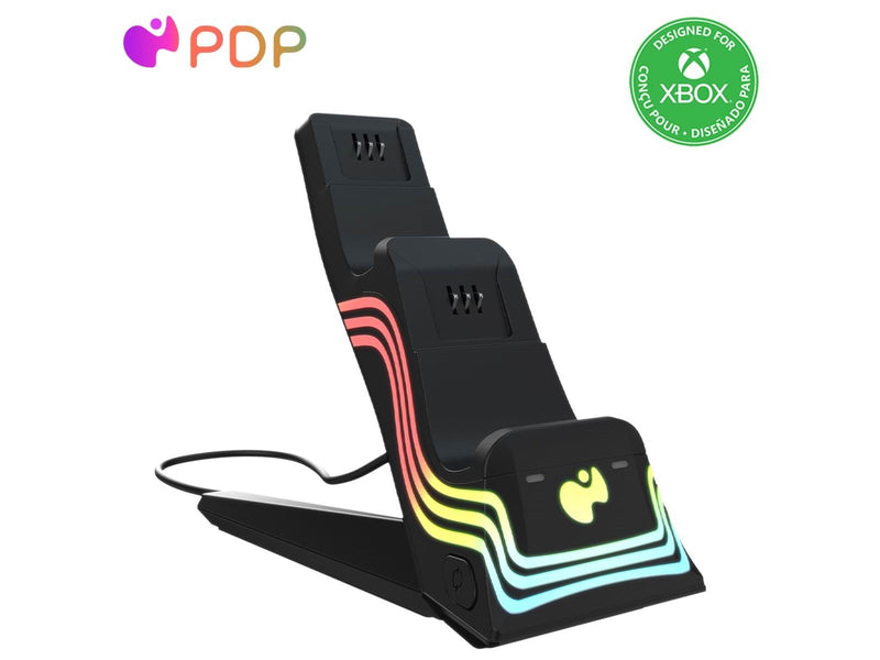 PDP Afterglow Wave - Dual Charger Black - Wired - Microsoft Xbox Series X