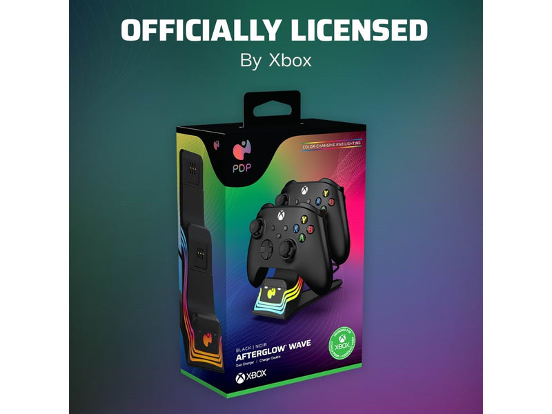 PDP Afterglow Wave - Dual Charger Black - Wired - Microsoft Xbox Series X