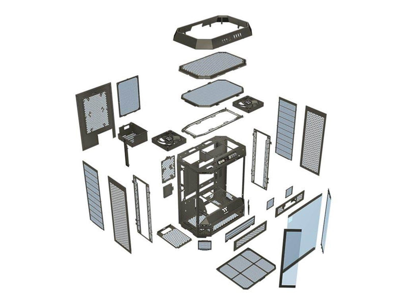 Thermaltake The Tower 600 - Gehäuse - Tower - Schwarz